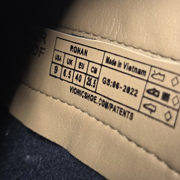 Vionic Ronan Waterproof Womens 9 Boots Military Green Booties Stack Block Heel - Picture 11 of 13